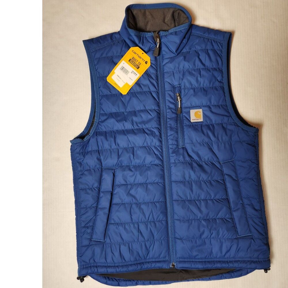 Carhartt Rain Defender Insulated Vest Men’s Small Blue